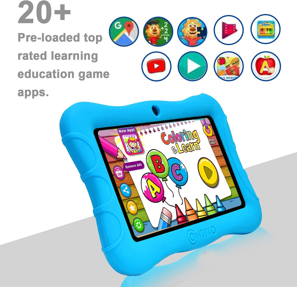 7-inch Kids Tablet with Camera Parental Control 32GB WiFi 2 Pack T978