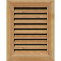 Unfinished Functional Rough Vertical Gable Vent U3812