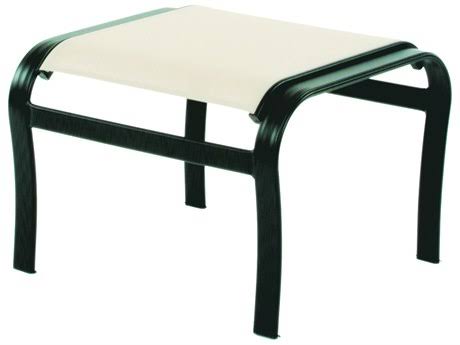 Cast Aluminum Patio Ottoman X6327