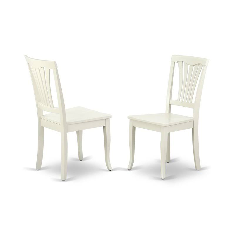 5pc White Rectangular 60 inch Table and 4 Chairs N7773