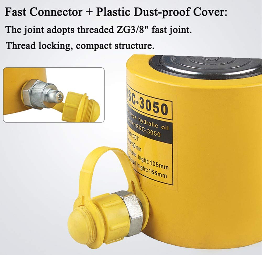 10 ton Hydraulic Jack Cylinder Short Type 50mm K598