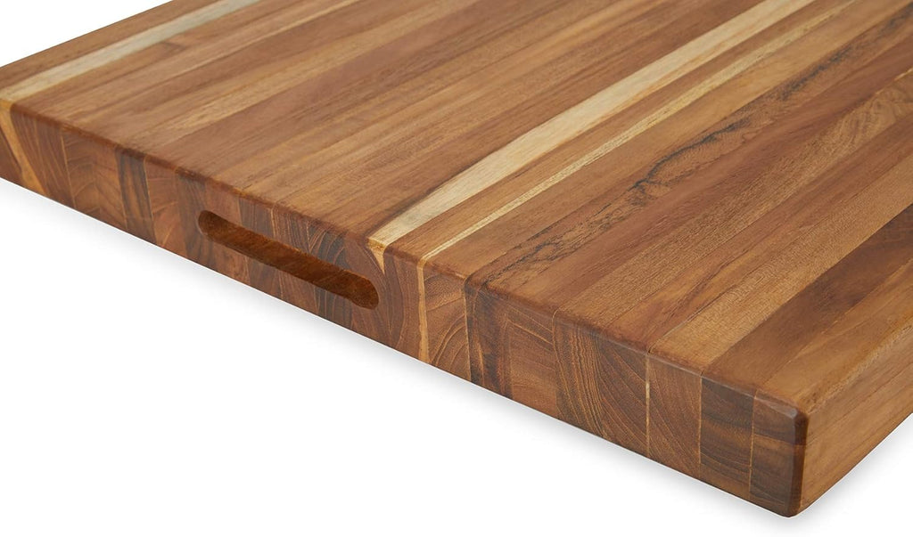 Extra-Large Teak Cutting Board with Hand Grip T7974
