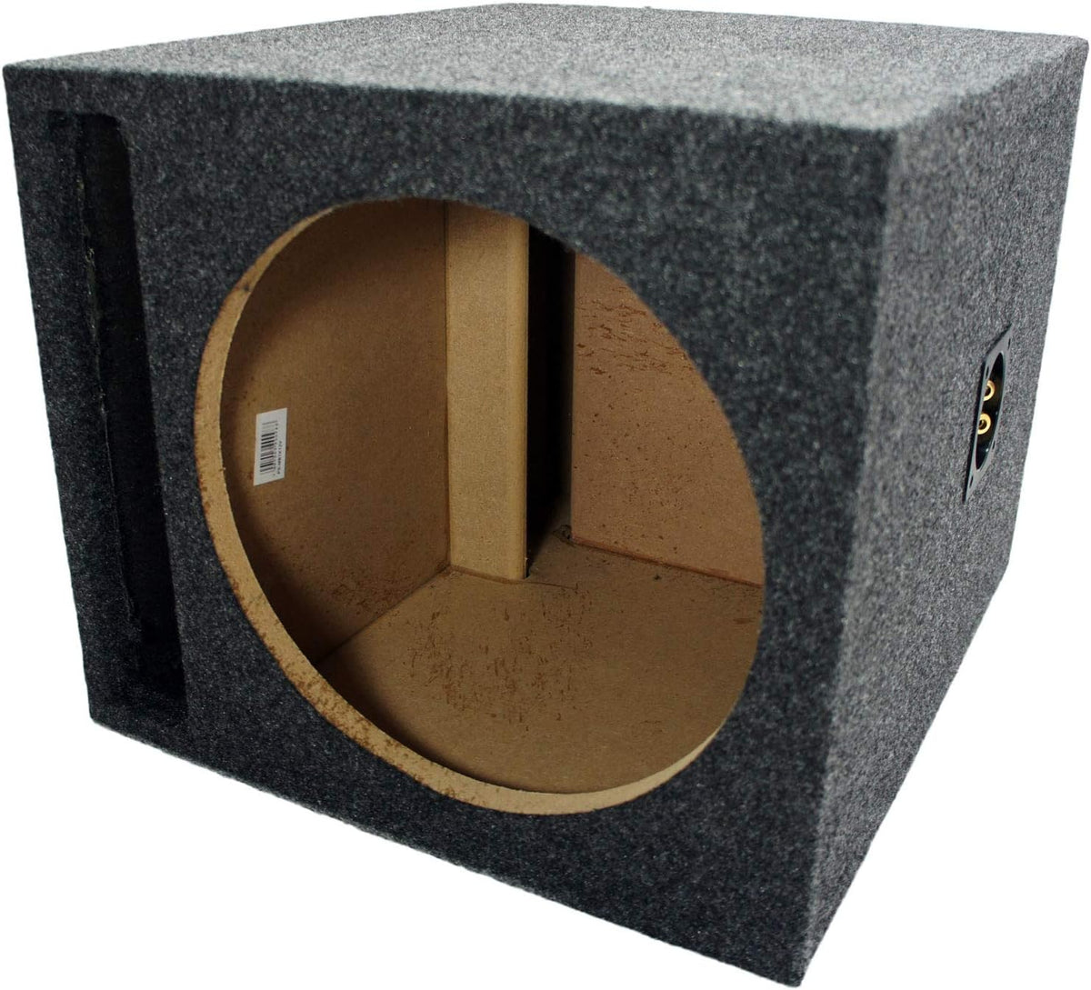 Single 12 Sub Box Bundle with Amp & Install Kit L6693