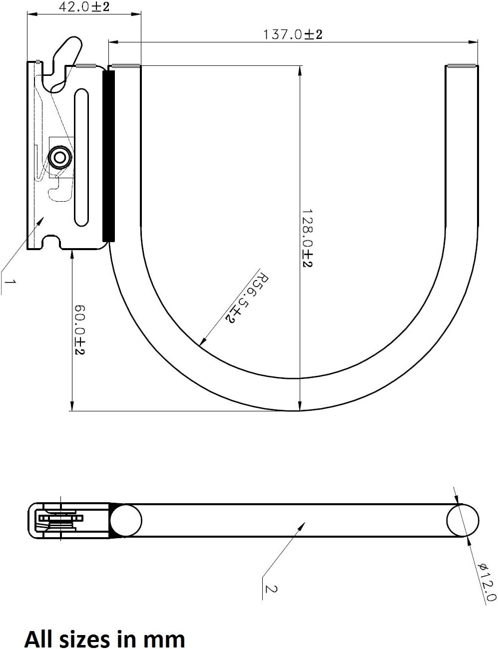 E Track J Hook 20 Pack D509727