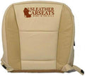Synthetic Leather Seat Cover 2 Tone Tan M4025