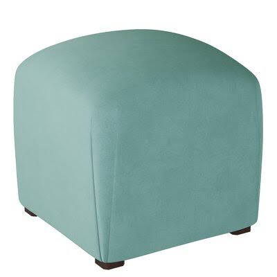 Velvet Caribbean Square Cube Ottoman C213153