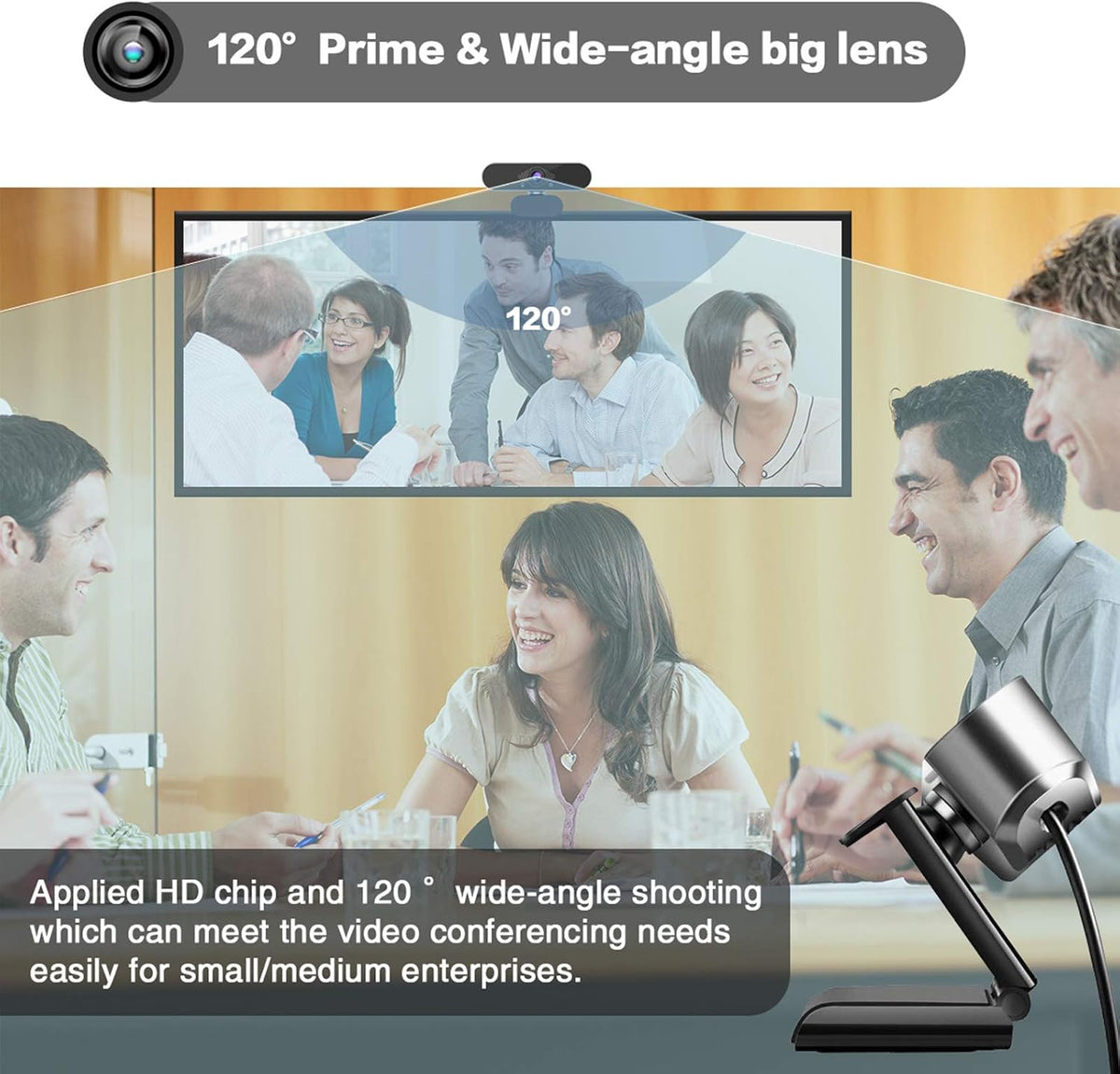 1080p HD USB Webcam with Microphone Pack of 2 R765