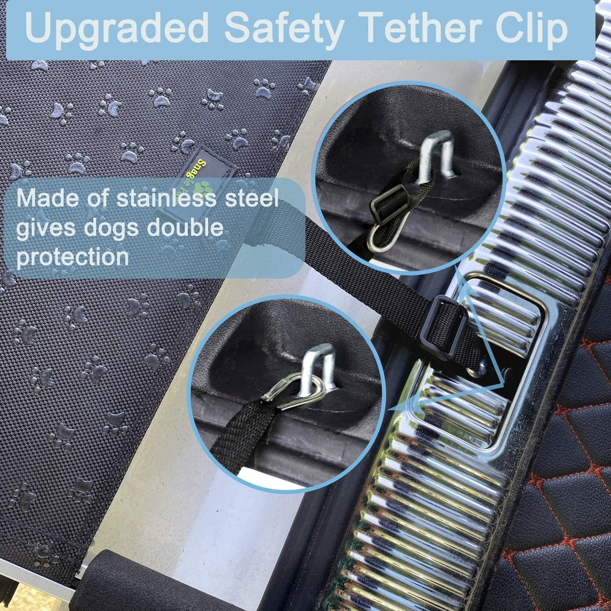 Folding 6 Steps Pet Dog Car Stairs E95152