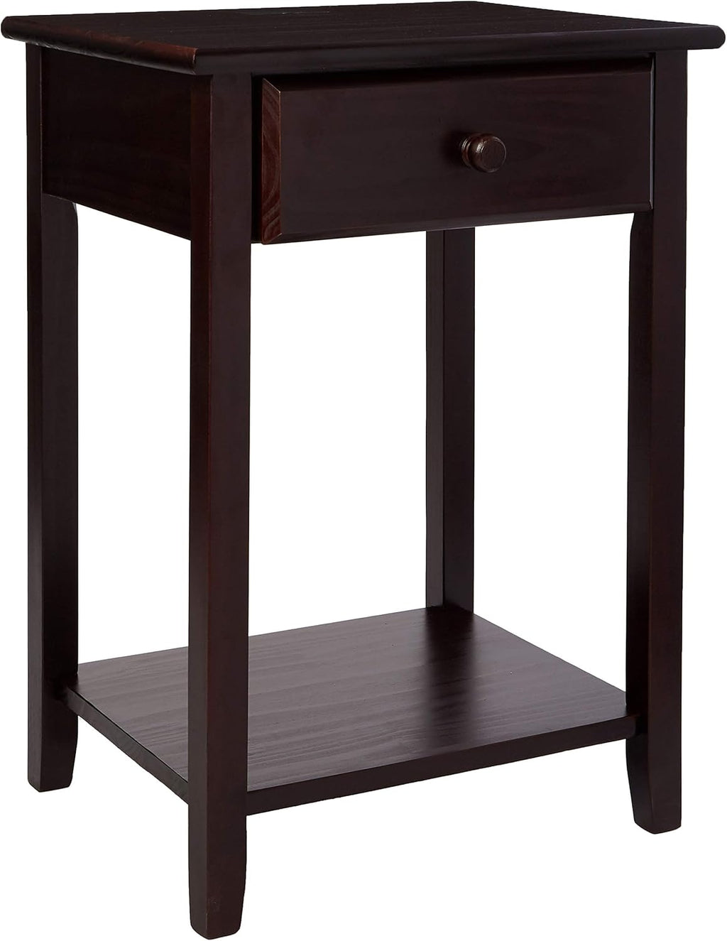 Espresso Nightstand with USB Ports L646366