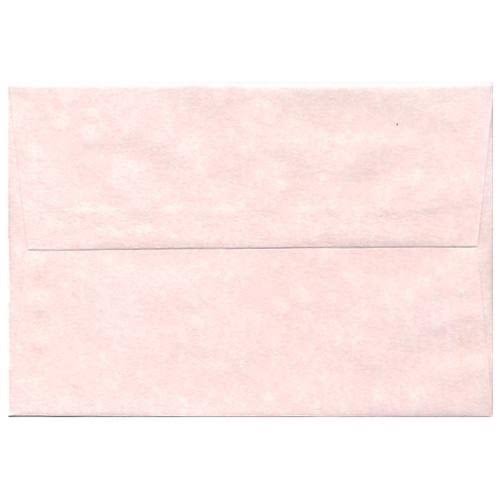 A8 Invitation Envelopes, 5.5 x 8.125, Parchment Pink Recycled J56066