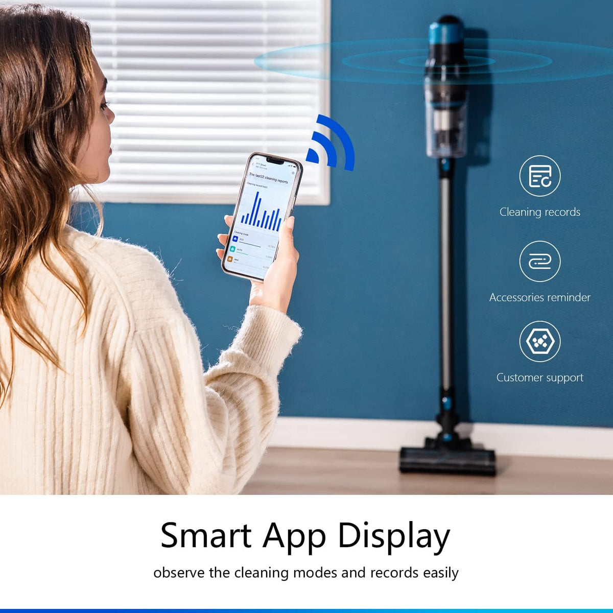 Smart Cordless Handheld Vacuum Cleaner F975660