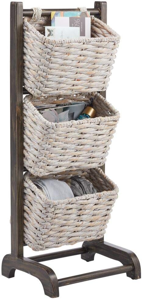 3 Tier Standing Storage Basket Stand J1220