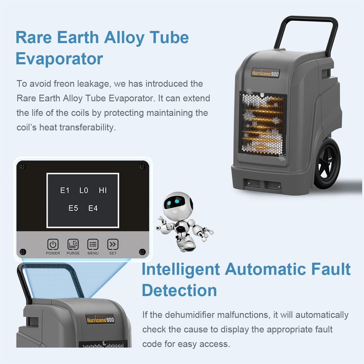 190 PPD Commercial and Industrial Dehumidifier with Pump L630980