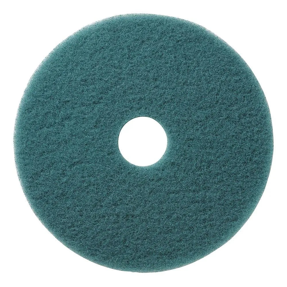 27x22 Aqua High Speed Propane Floor Burnishing Pads - Case of 5 I20738