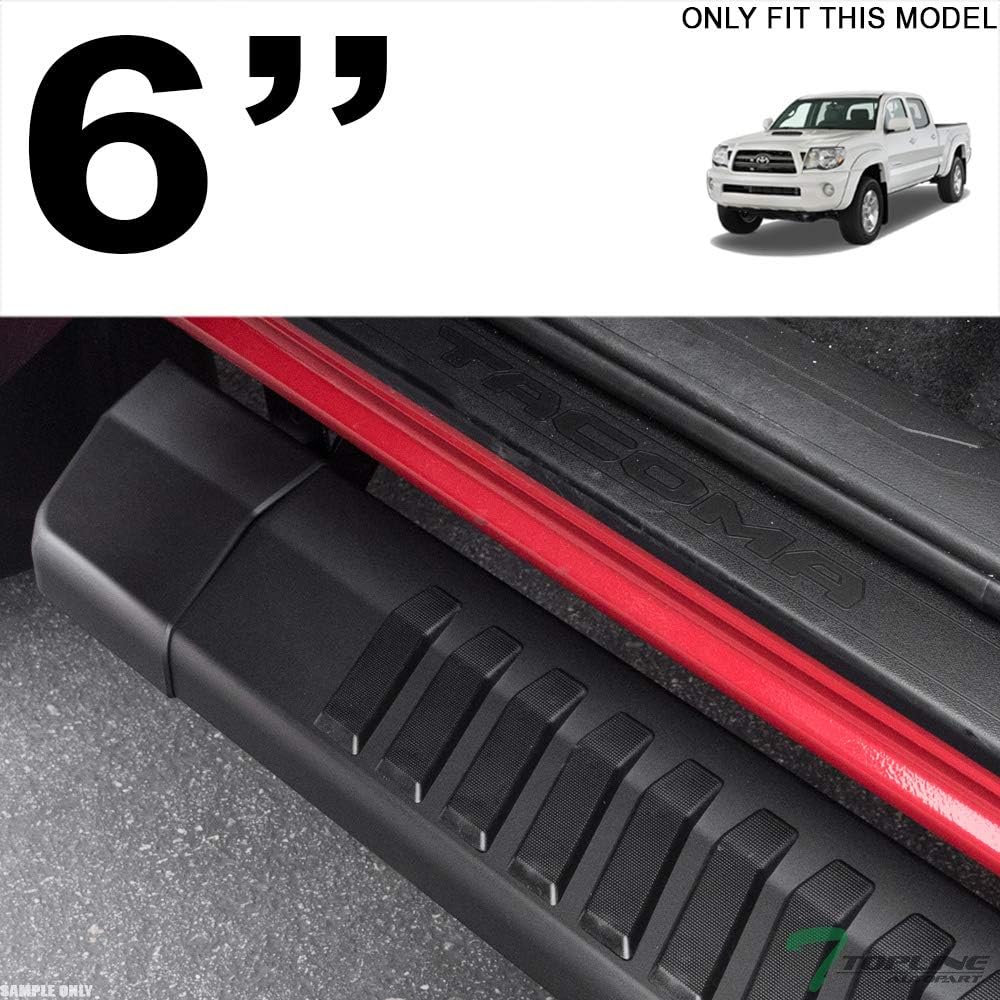 Matte Black Aluminum Running Boards for Toyota Tacoma Double Cab F4973
