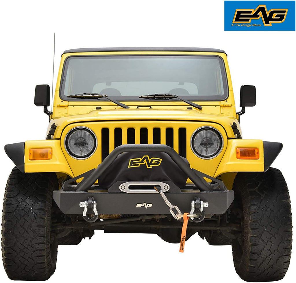 Heavy Duty Front and Rear Bumper with Tire Carrier Combo F8544
