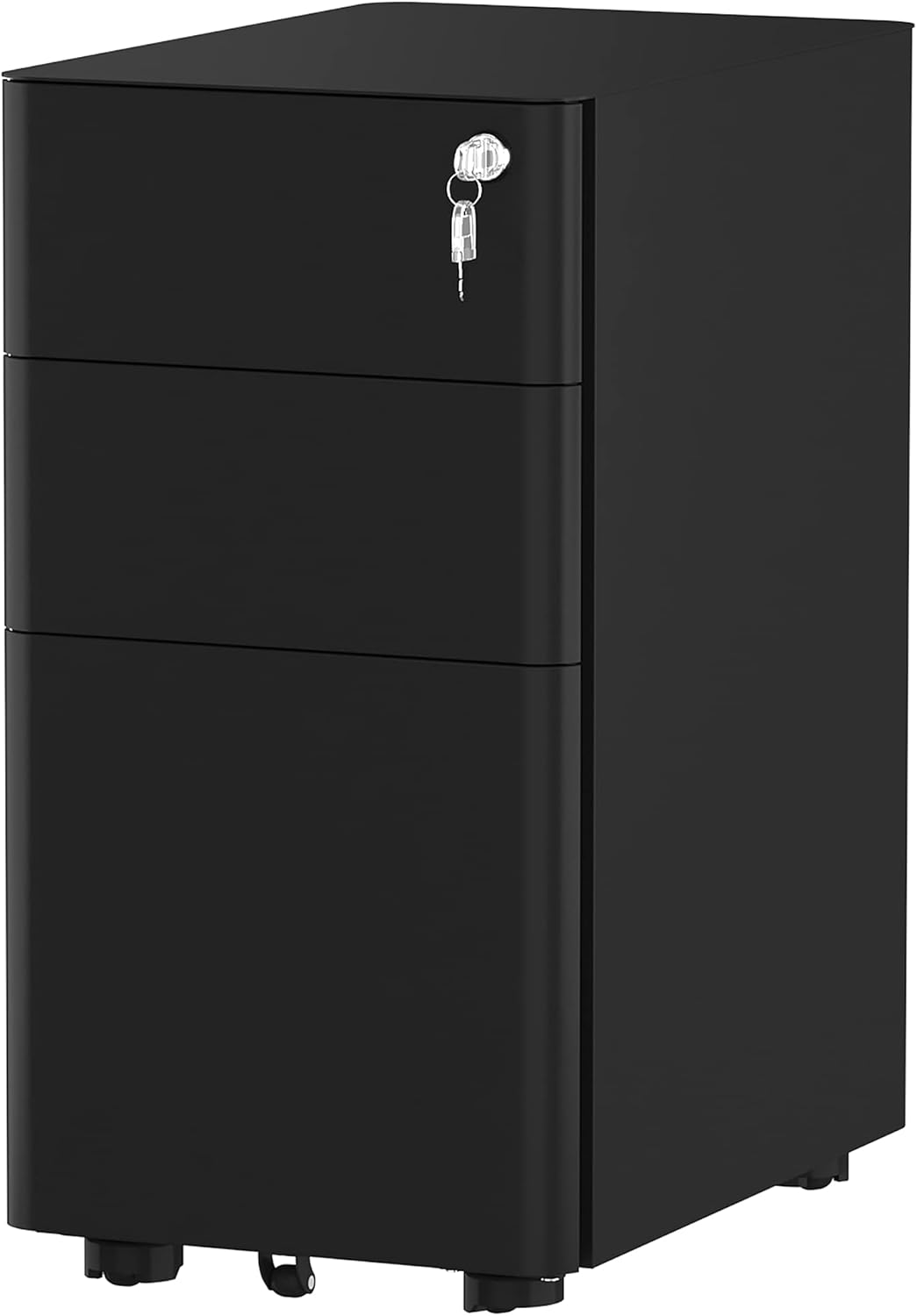 White 3 Drawer Metal Filing Cabinet T69172