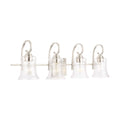 4 Light Brushed Nickel Vanity D878