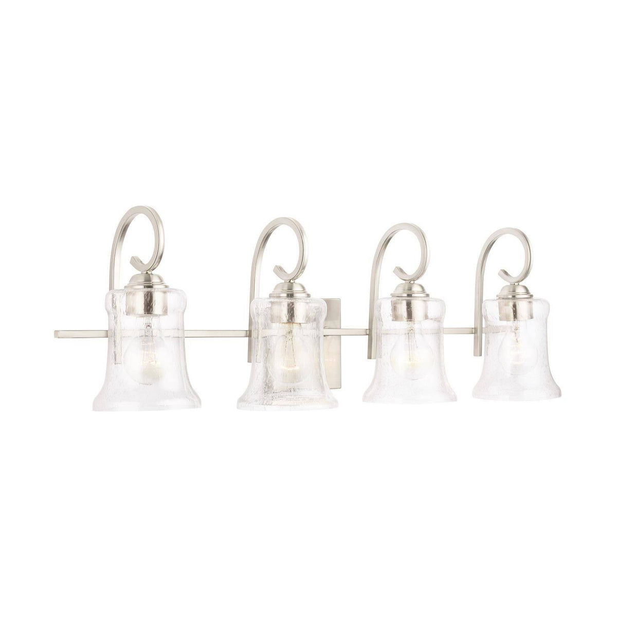 4 Light Brushed Nickel Vanity D878