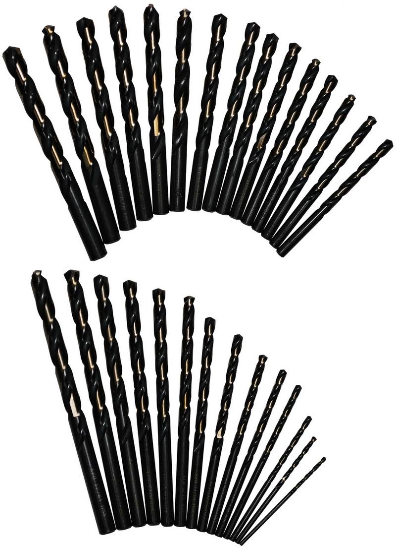 HSS Black & Gold Jobber Drill Bit Set, 29 Pieces S314756