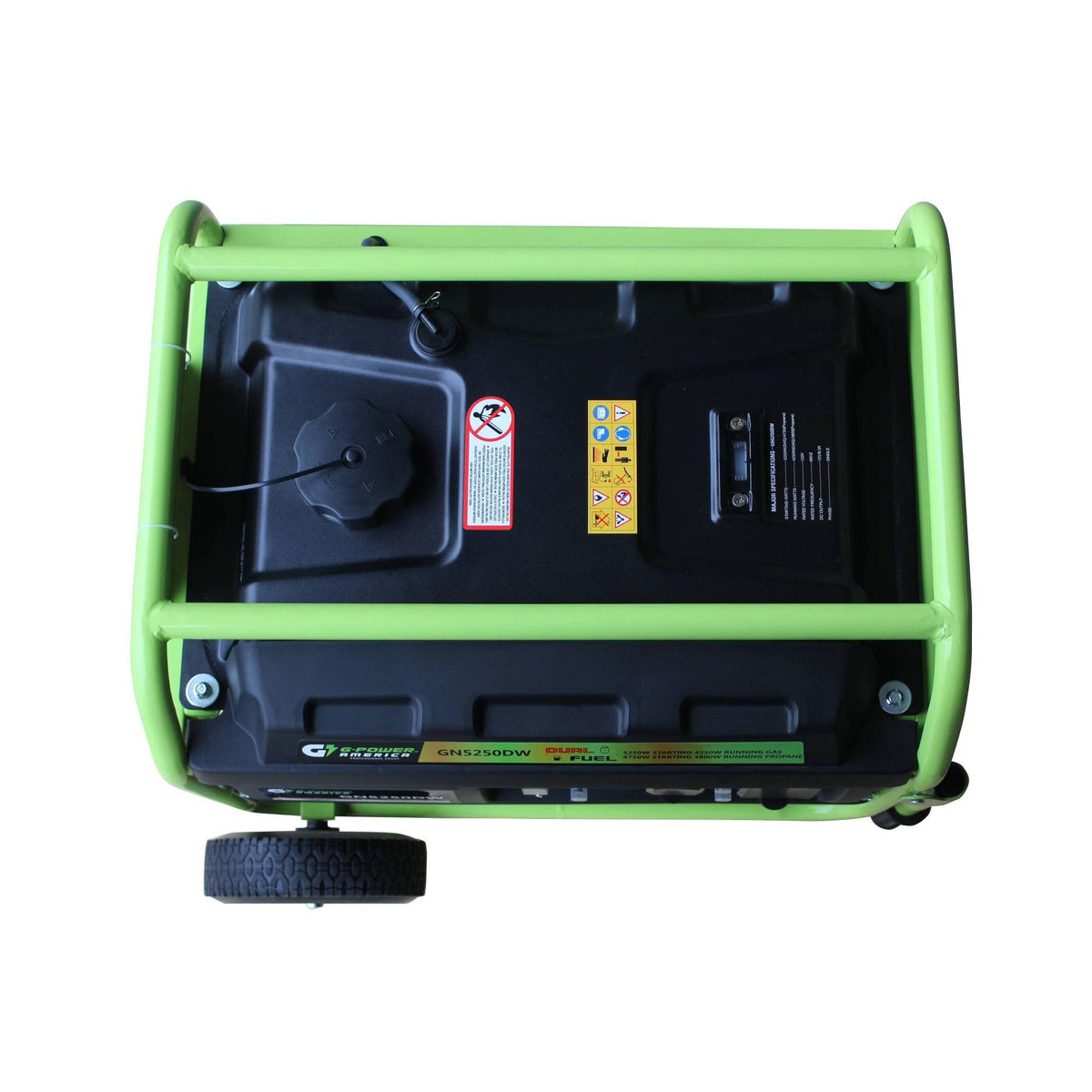 5250 Watt Portable Dual Fuel Gas/Propane Generator T891