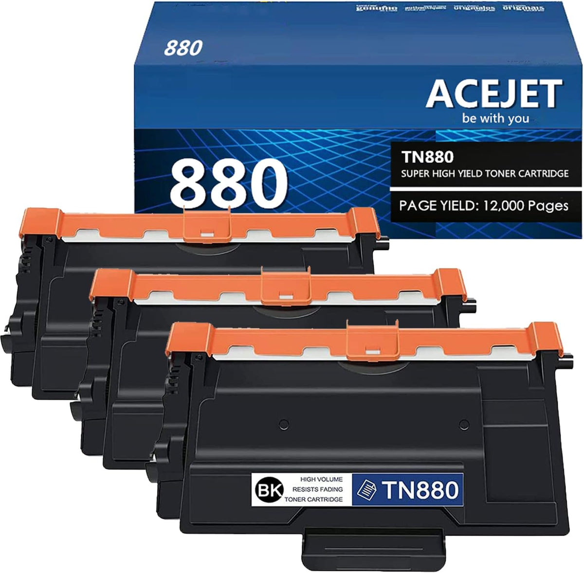 Compatible Toner Cartridge Replacement 3 Blacks J11001
