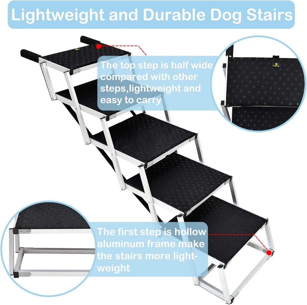 Folding 6 Steps Pet Dog Car Stairs E95152