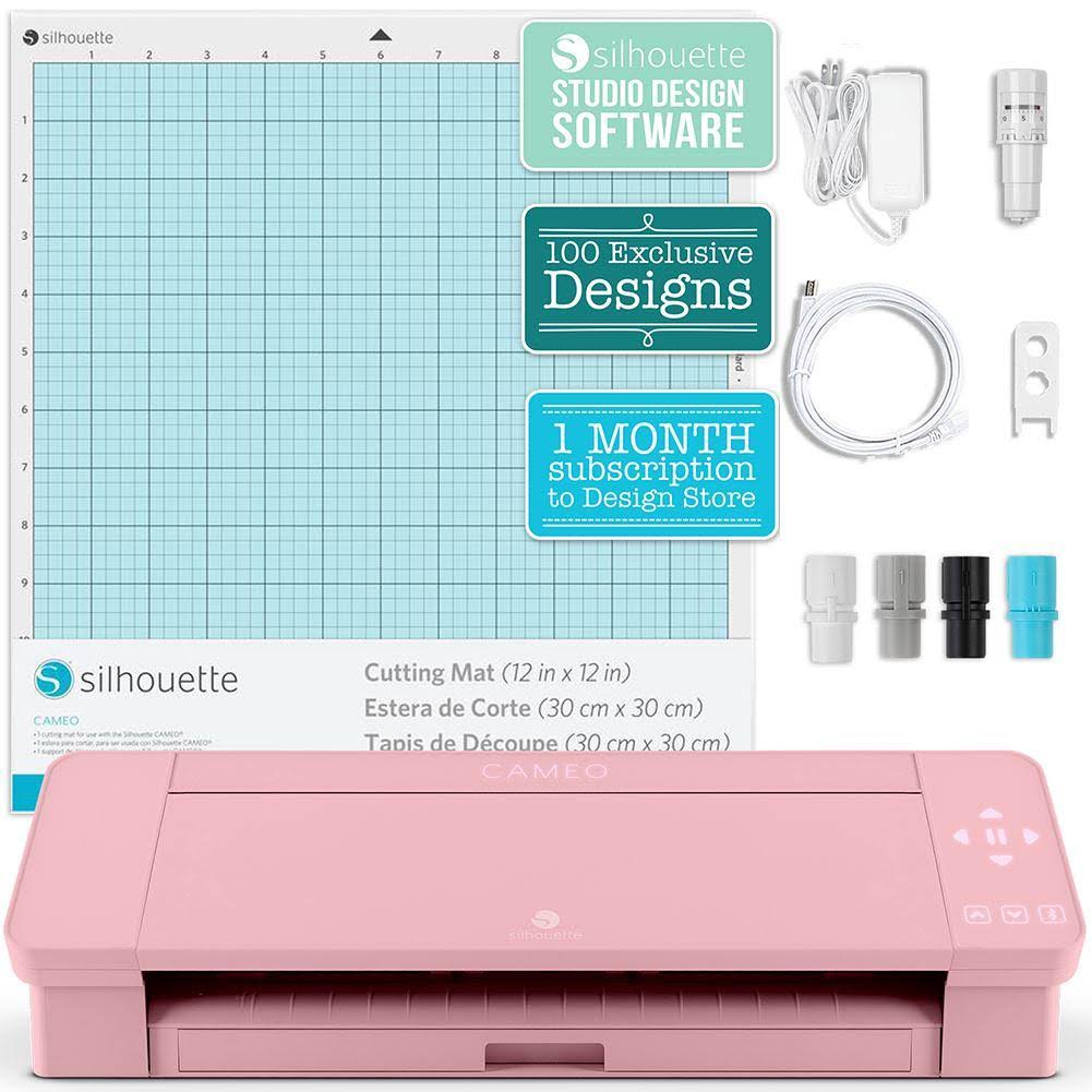 Blush Pink Cameo 4 with 26 Glossy Sheets, Guides, and 24 Sketch Pens G1468