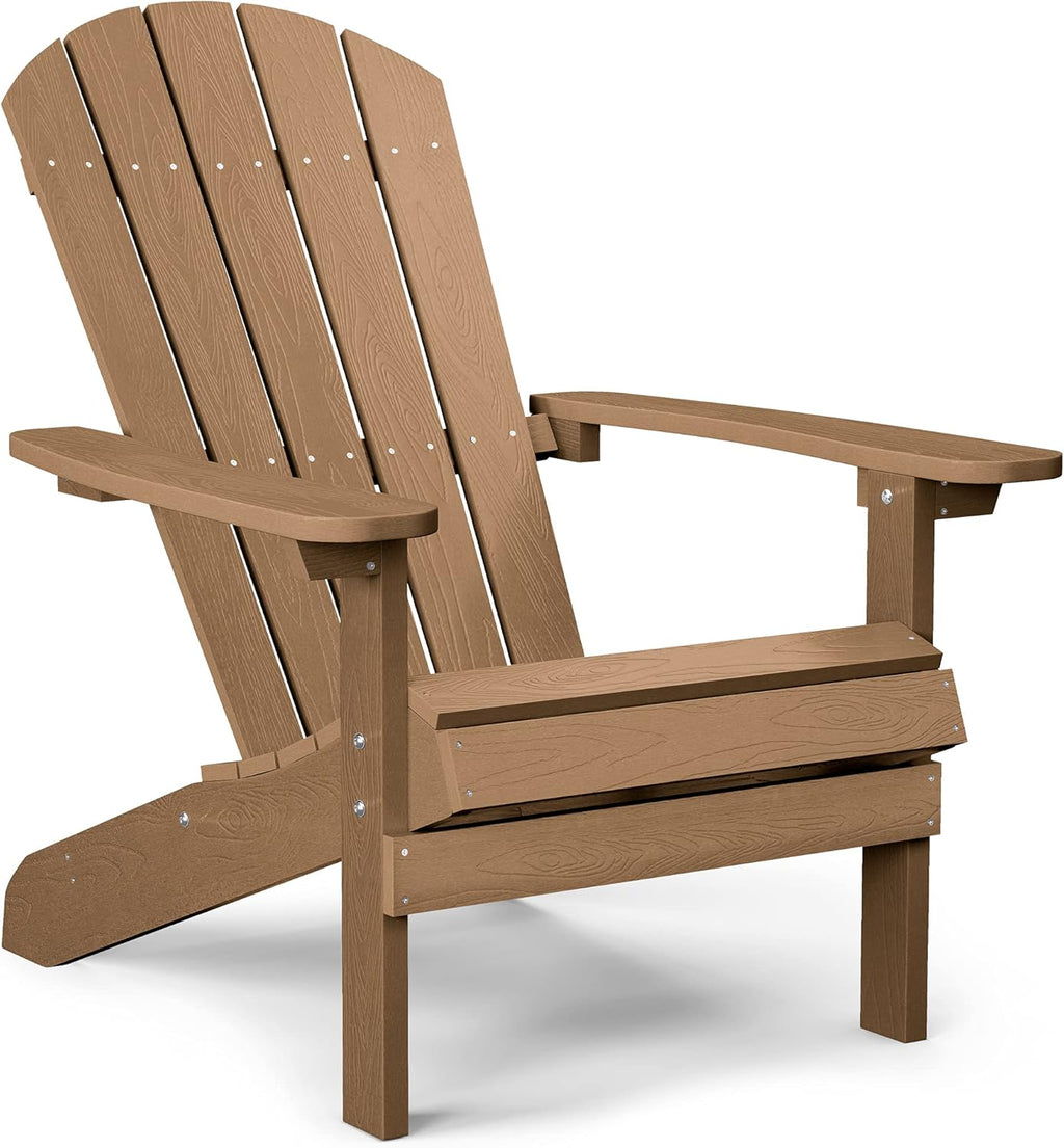 Grey Plastic Weather Resistant Adirondack Chairs Set of 4 L106091