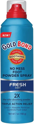Fresh Scent Foot Powder Spray 7 Ounce (6 Pack) L27854