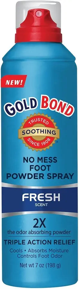 Fresh Scent Foot Powder Spray 7 Ounce (6 Pack) L27854