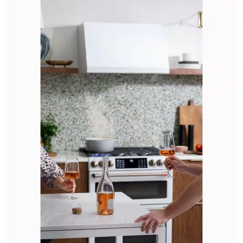 30 in. Wall Mount Range Hood with Light in Matte White X348007