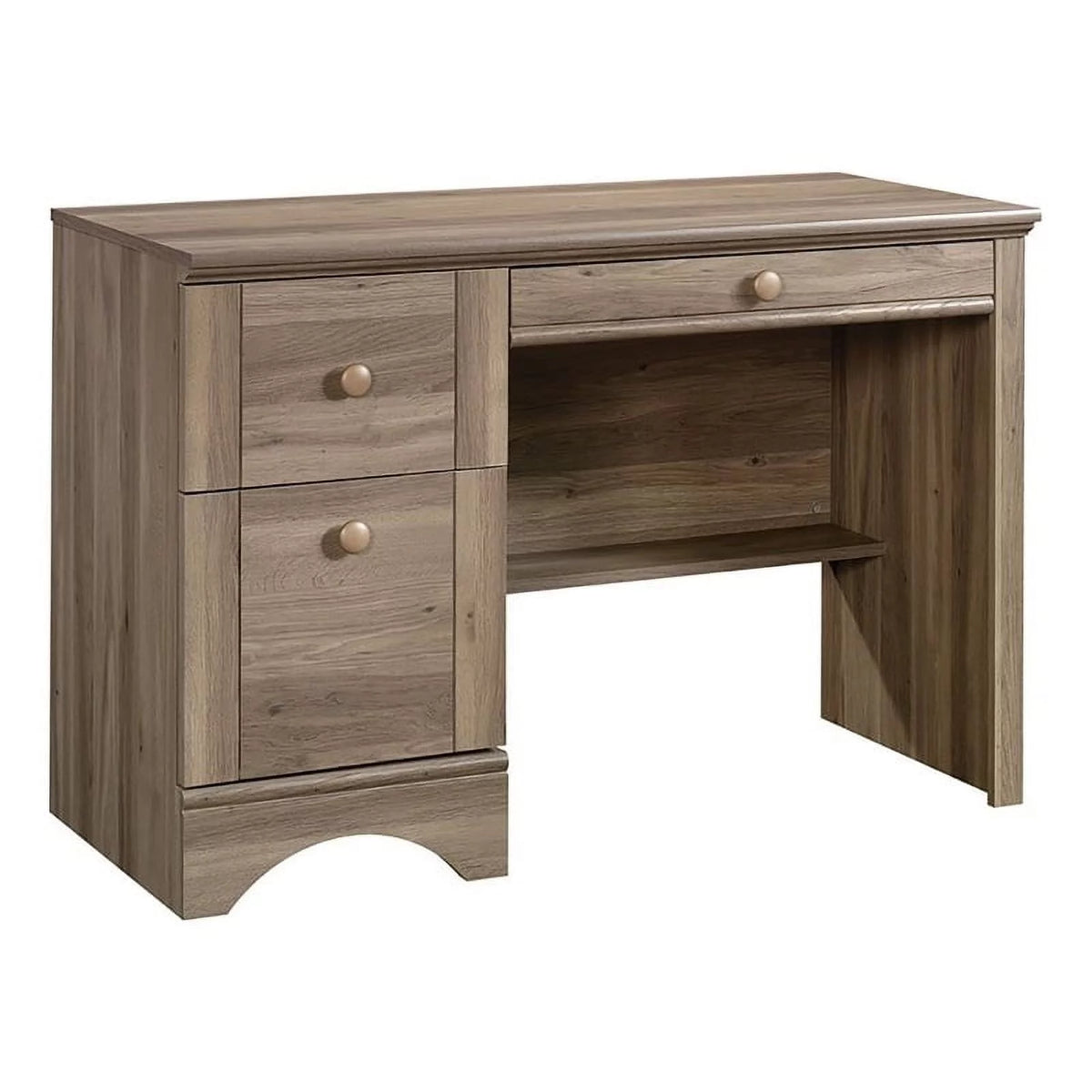 Engineered Wood Computer Desk in Salt Oak P43003