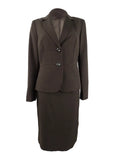 Two-Button Skirt Suit X976