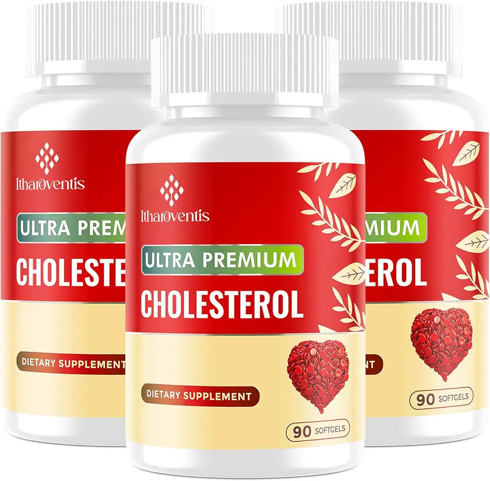 Plant Sterols Niacin Red Yeast Rice Omega-3 Garlic Softgels J1433