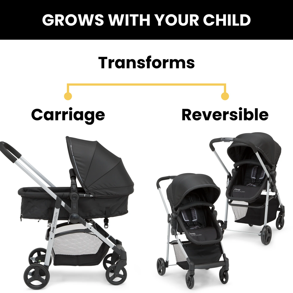 Black 3-in-1 Stroller F5122