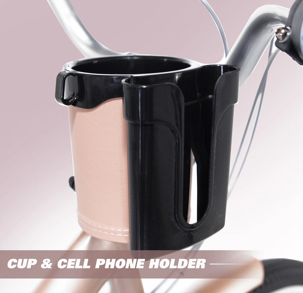 26 In. Rose Gold Women's Cruiser Bike Q17950
