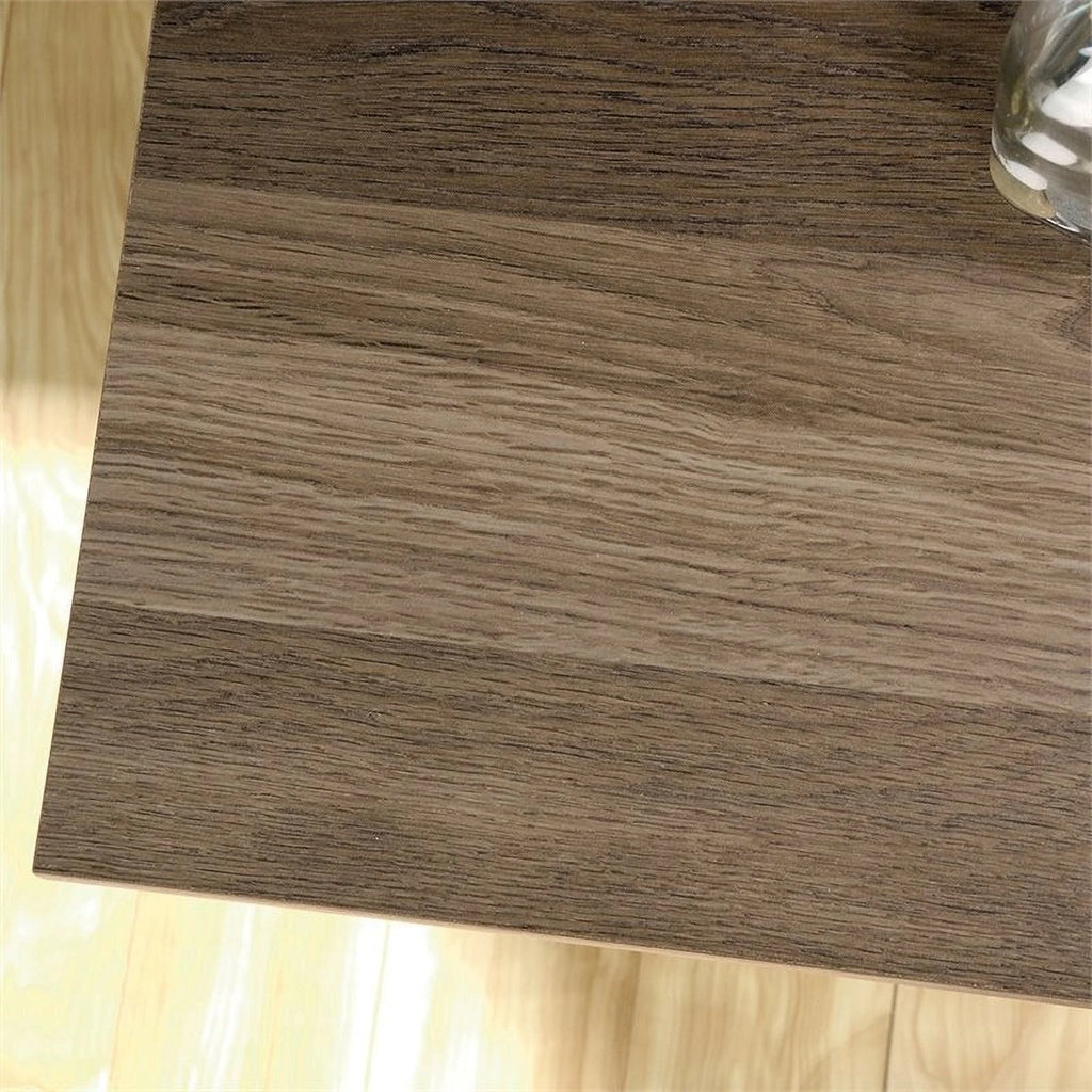 Engineered Wood Computer Desk in Salt Oak P43003