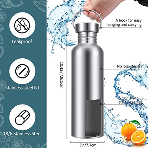 4 Pack 34 oz Stainless Steel Water Bottles N543