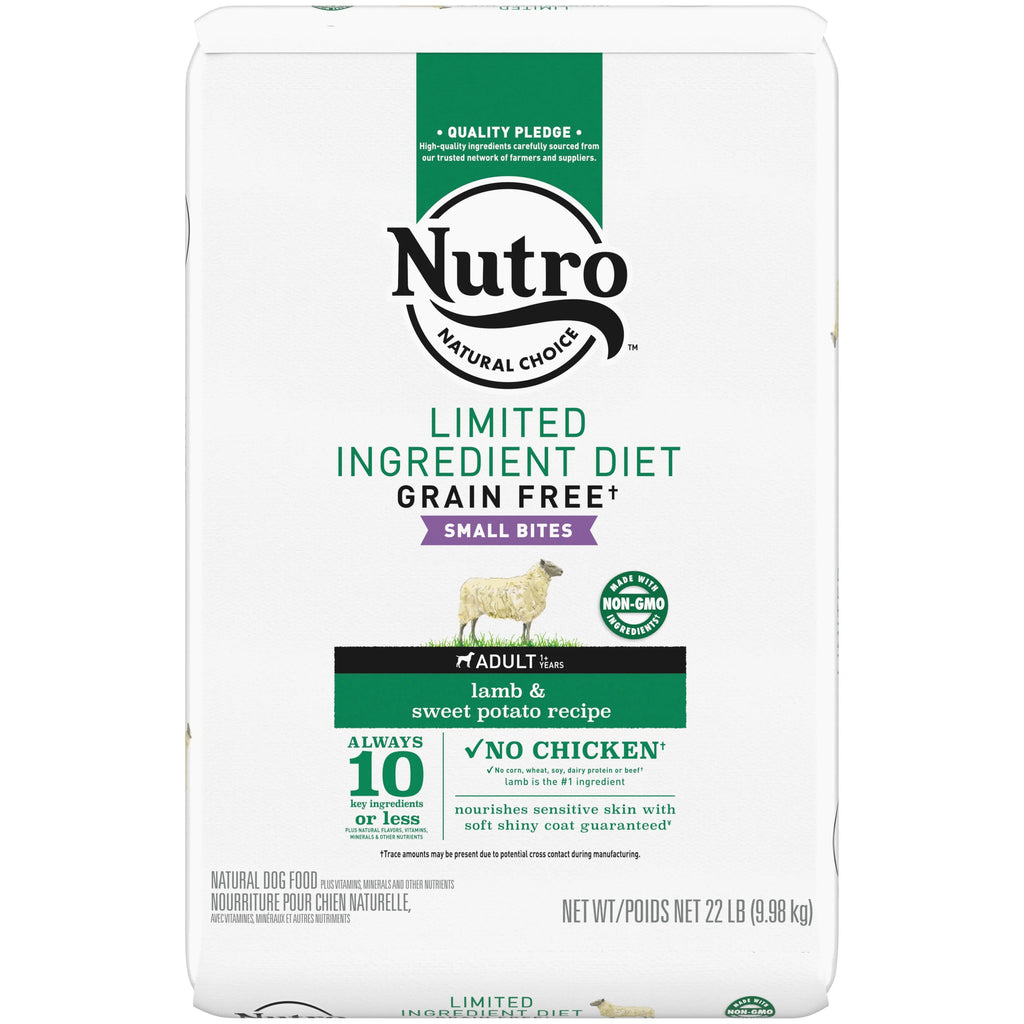 Limited Ingredient Diet Adult Dry Dog Food, Lamb & Sweet Potato, 22 Lb. Bag M8723