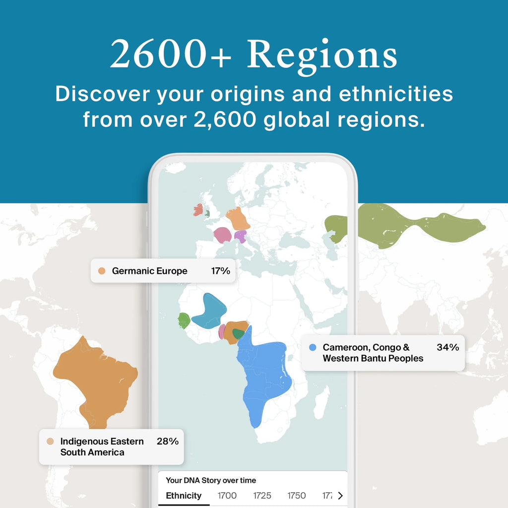 DNA Test Kit with 35+ Genetic Traits E67959