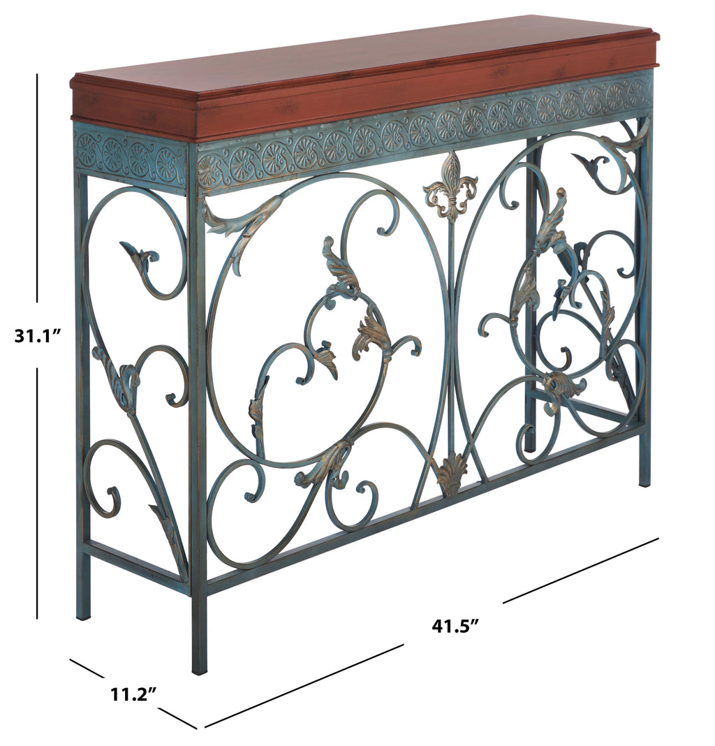 Brown Traditional Console End Table W478