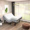 Queen Adjustable Bed Frame with 14 Mattress, Electric Massage, USB, App Control N4532