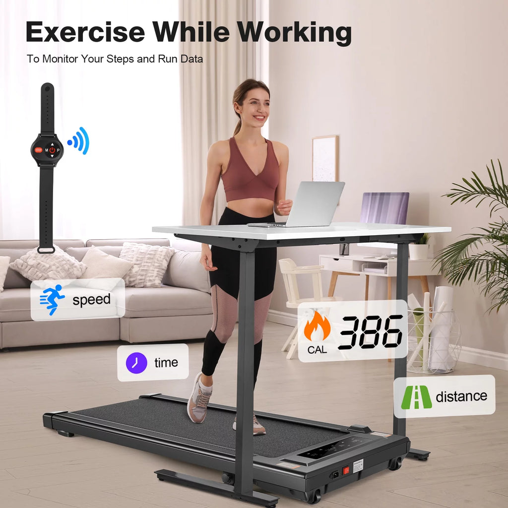 2.5HP Walking Pad Under Desk Treadmill with Remote Control R60883