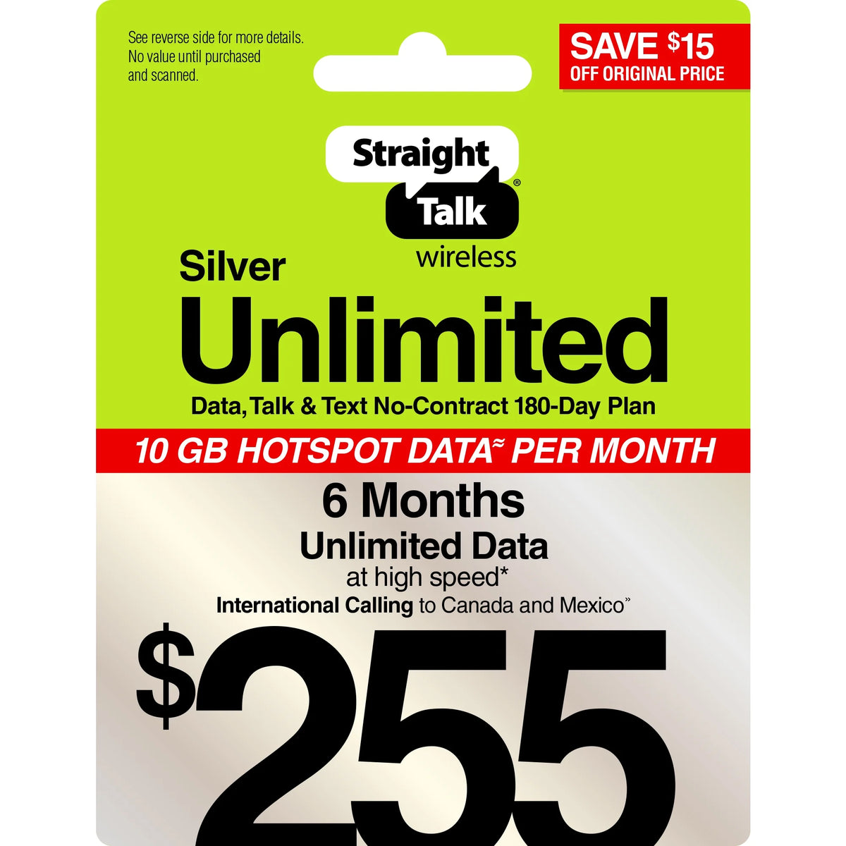 Prepaid Plan with 10GB Hotspot Data L693