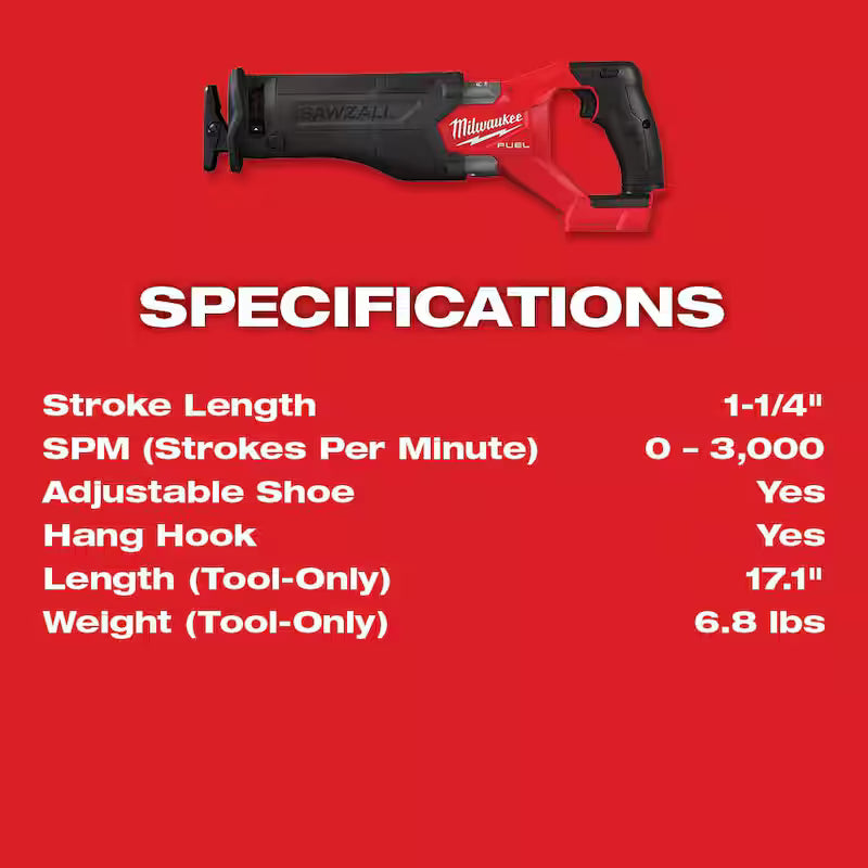 18V Lithium-Ion Brushless Cordless Reciprocating Saw K8725
