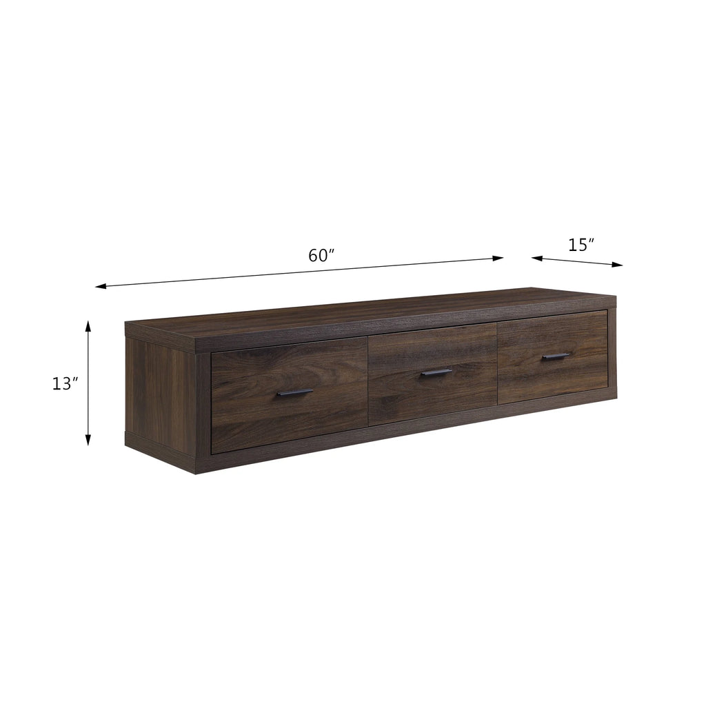 Walnut Finish TV Stand U58917