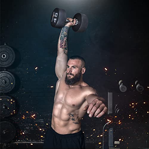 Urethane Dumbbell with Anti-Slip Knurled Handle N500289