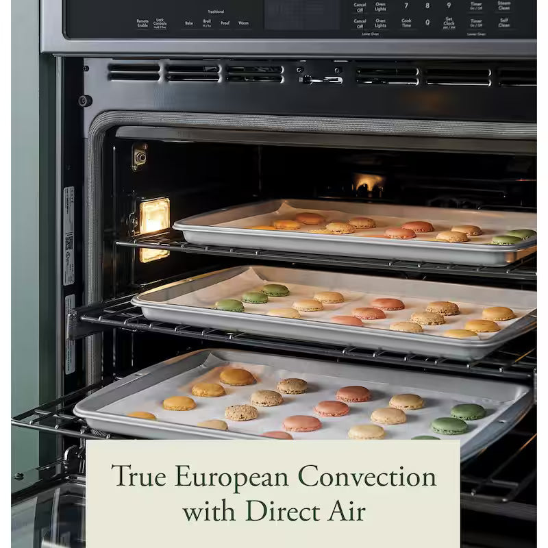 30 in. Double Electric Wall Oven with Convection Self Cleaning in Stainless Steel V760