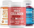 Keto Pills + Apple Cider Vinegar Capsules + Multi Collagen Powder + Magnesium Gummies X7188